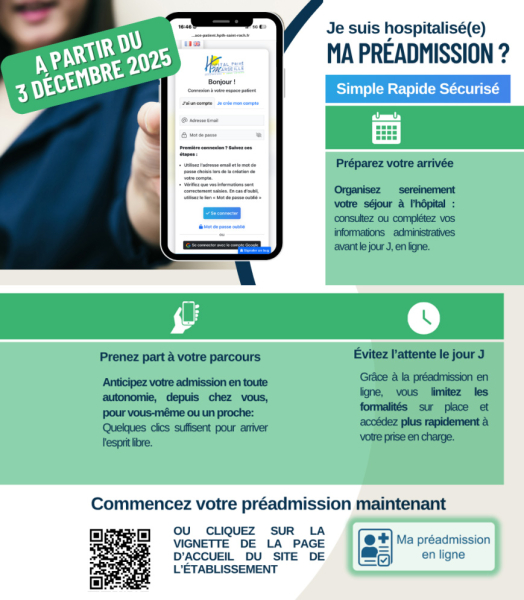 Ma préadmission : Je la fais en ligne !